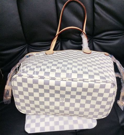 louis vuitton damier azur bag replica|louis vuitton neverfull damier azur.